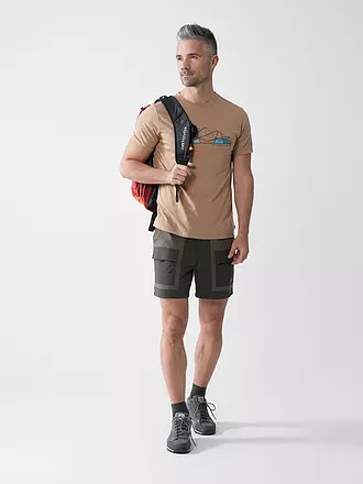 MERU | Camiseta funcional Brito para hombre | hellbraun